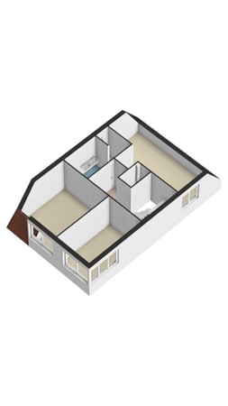 Floorplan - van Ruysdaelstraat 16, 6445 XK Brunssum