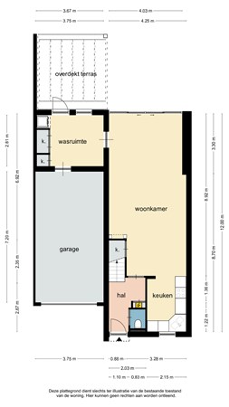 Floorplan - Broensdel 36, 6447 EC Merkelbeek