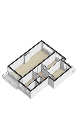 Floorplan - Henri Hermanslaan 294, 6162 GM Geleen