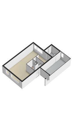 Floorplan - René Van Oranjestraat 1, 6137 HL Sittard