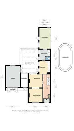 Floorplan - Houtstraat 39, 6127 EB Grevenbicht