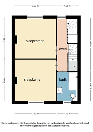 Floorplan - Houtstraat 39, 6127 EB Grevenbicht