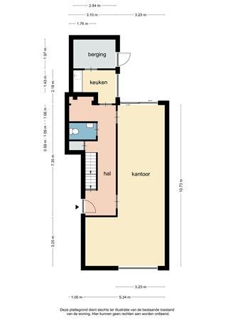 Floorplan - Nieuwstraat 152, 6431 KX Hoensbroek