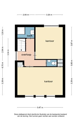 Floorplan - Nieuwstraat 152, 6431 KX Hoensbroek