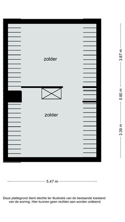 Floorplan - Nieuwstraat 152, 6431 KX Hoensbroek