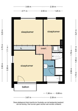 Floorplan - Landsteinerstraat 22, 6164 XH Geleen