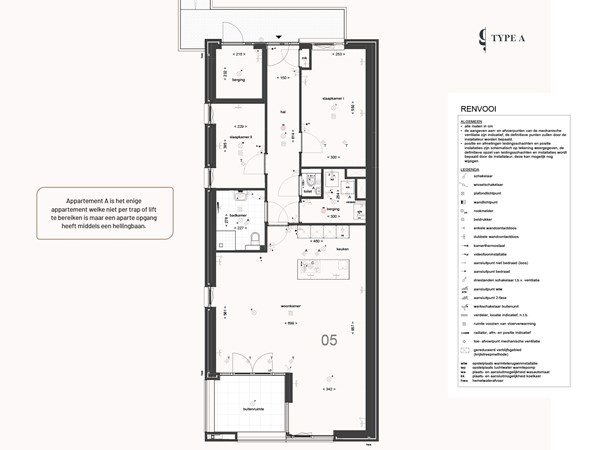 Floorplan - President Kennedysingel Bouwnummer 5, 6137 AB Sittard