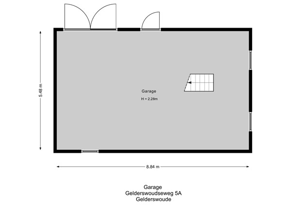 Floorplan - Gelderswoudseweg 5A, 2735 PB Gelderswoude