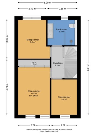 Lage Hoek 39, 1689 CP Zwaag - Eerste verdieping - 2D.jpg