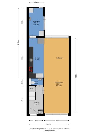 Wijkerstraatweg 261, 1951 EG Velsen-Noord - Begane grond - 2D.jpg