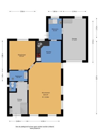 Sint Nicolaasstraat 9, 1614 LP Lutjebroek - Begane grond - 2D.jpg