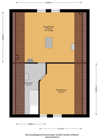 Sint Nicolaasstraat 9, 1614 LP Lutjebroek - Eerste verdieping - 2D.jpg