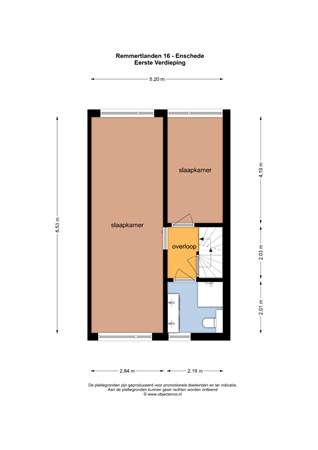 Plattegrond - Remmertlanden 16, 7542 CX Enschede 