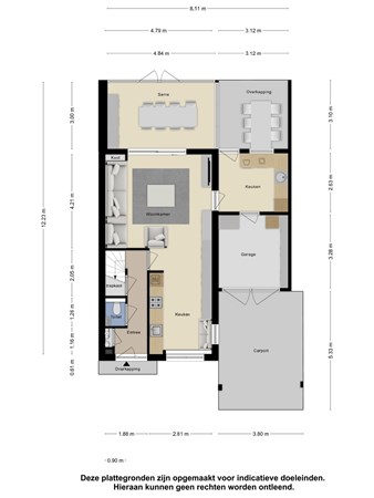 Plattegrond - Julie de Graaglaan 11, 7545 RE Enschede 