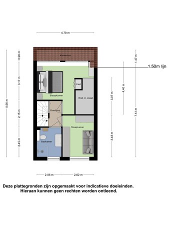 Plattegrond - Julie de Graaglaan 11, 7545 RE Enschede 