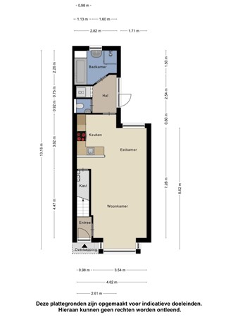 Plattegrond - Eikstraat 10, 7545 JC Enschede 