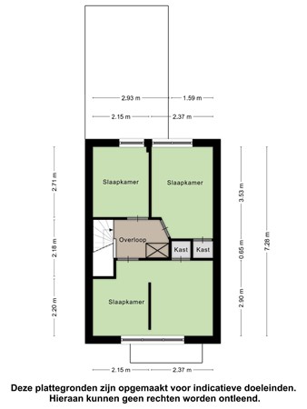 Plattegrond - Eikstraat 10, 7545 JC Enschede 