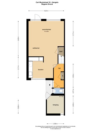 Plattegrond - Carl Muckstraat 10, 7558 EP Hengelo 