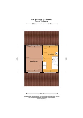 Plattegrond - Carl Muckstraat 10, 7558 EP Hengelo 