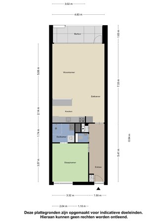 Plattegrond - Niermansgang 129, 7514 DN Enschede 