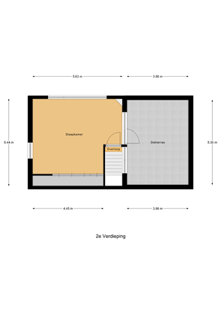 Plattegrond - Marijkestraat 2, 7555 VX Hengelo 