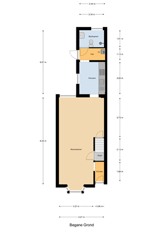 Plattegrond - Gagelstraat 16, 7532 ZJ Enschede 