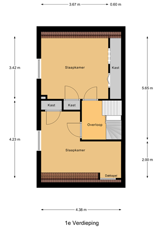 Plattegrond - Gagelstraat 16, 7532 ZJ Enschede 