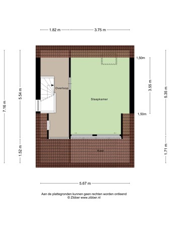 Plattegrond - Nijmansbos 63, 7543 GK Enschede 