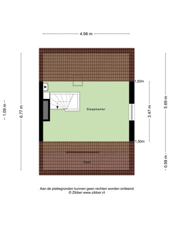 Plattegrond - Bornerbroeksestraat 63, 7621 AD Borne 
