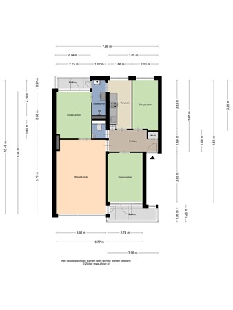 Plattegrond - Rembrandtlaan 314, 7545 ZT Enschede 