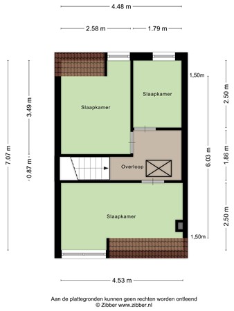 Plattegrond - Willem de Clercqstraat 5, 7545 VA Enschede 