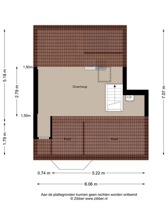 Plattegrond - Van Riebeekstraat 94, 7535 ZL Enschede 
