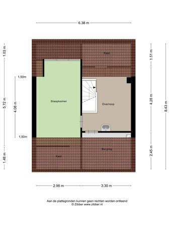 Plattegrond - Jhr. Van Coeverdenstraat 40, 7576 ZL Oldenzaal 