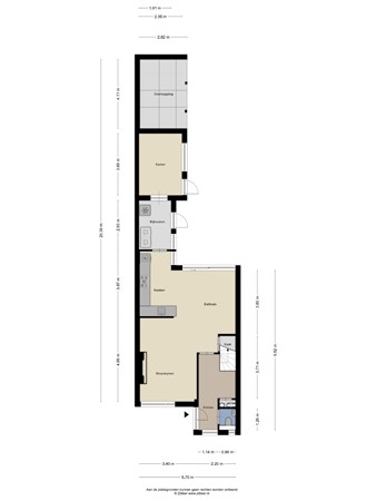 Plattegrond - Pastoor Blokhofpad 14, 7581 DK Losser 