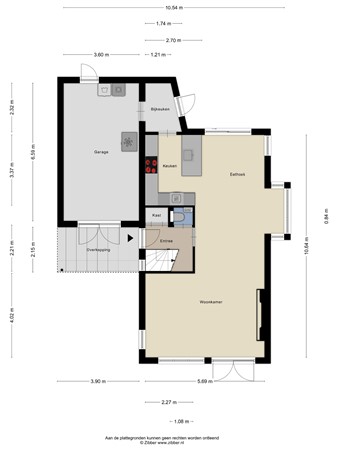 Plattegrond - Margaretha Roosenboomlaan 53, 7545 RX Enschede 