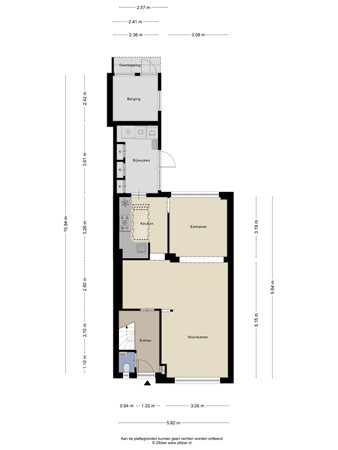Plattegrond - J.H. Nieuwenhuisstraat 53, 7574 ZG Oldenzaal 
