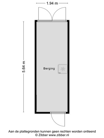 Plattegrond - J.H. Nieuwenhuisstraat 53, 7574 ZG Oldenzaal 