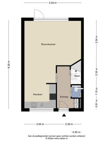 Plattegrond - Enk 139, 7621 ER Borne 