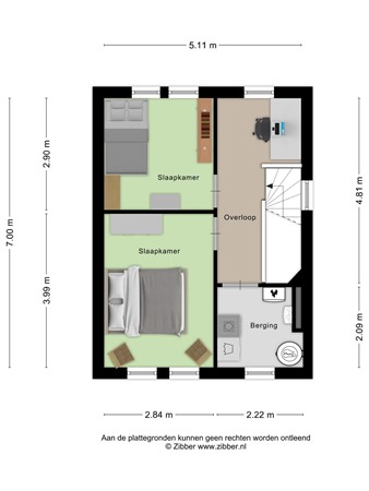 Plattegrond - Getfertweg 153, 7512 BC Enschede 