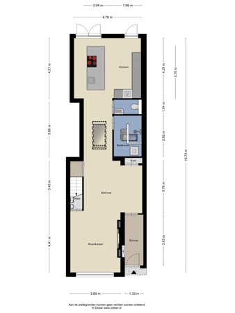 Plattegrond - Ekersdijk 141, 7534 BB Enschede 