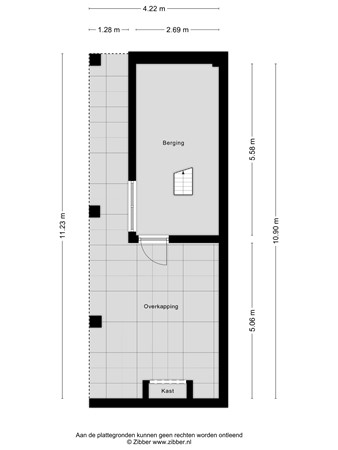 Plattegrond - Ekersdijk 141, 7534 BB Enschede 