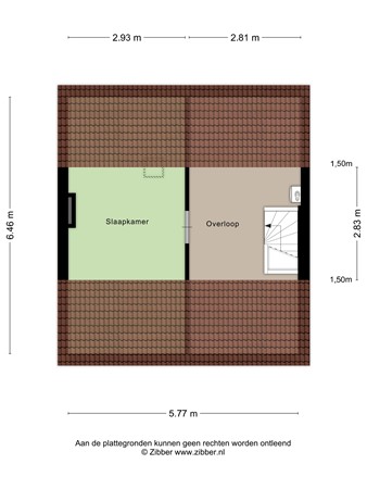 Plattegrond - J.J. van Deinselaan 133, 7541 BG Enschede 