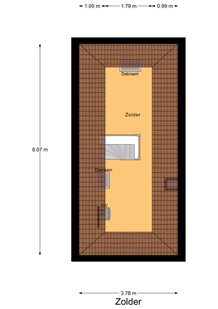 Plattegrond - J.P. Sweelinckstraat 44, 7512 DB Enschede 