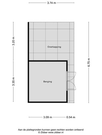 Plattegrond - Zeggeven 20, 7534 NM Enschede 