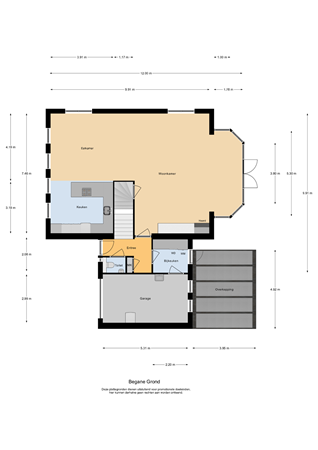 Floorplan - Dagobertstraat 1, 1336 ZD Almere