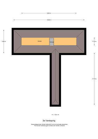 Floorplan - Dagobertstraat 1, 1336 ZD Almere