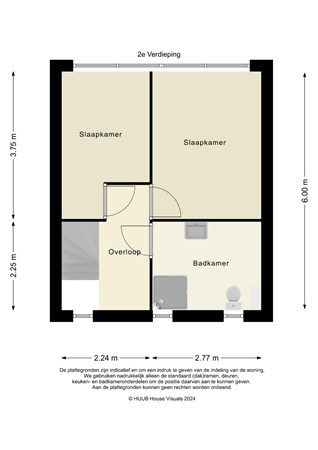 Floorplan - James Stewartstraat 33, 1325 JA Almere