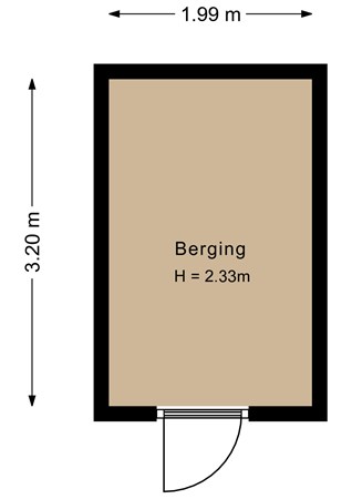 Floorplan - Corsicastraat 24, 1339 WR Almere