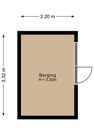 Floorplan - Dolfijnpad 4, 1317 HH Almere