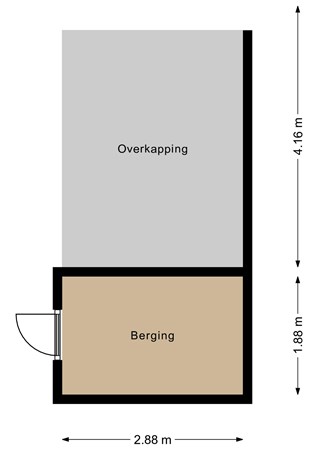 Floorplan - Stellingmolenstraat 35A, 1333 CE Almere